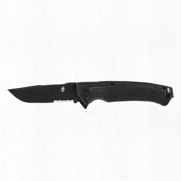 Gerber Decree Folding Knife - Black - Unisex - Included