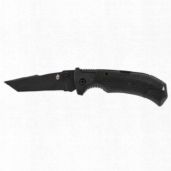 Gerber Edict Folding Knife - Black - Male - Included