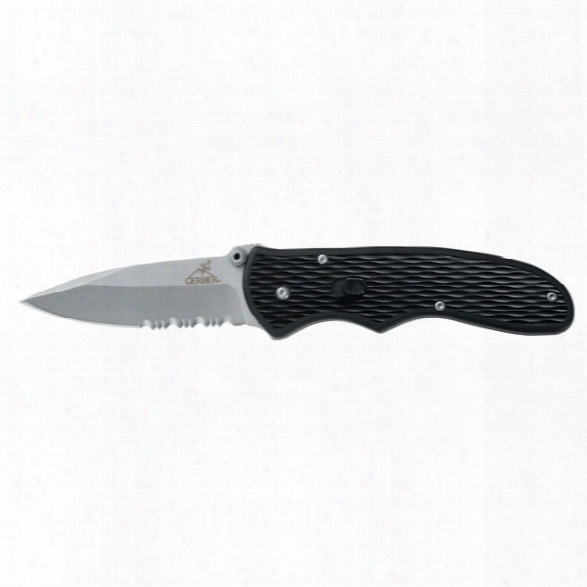Gerber Fast Draw Folding Knife W/ Spring-assist Opening & Fine Edge - Carbon - Unisex - Included