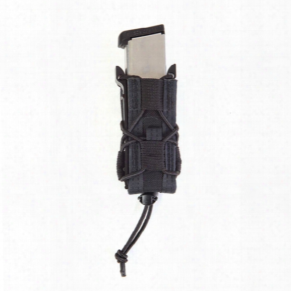 High Speed Gear Belt Mounted Pistol Taco Pouch, Black - Black - Male - Included