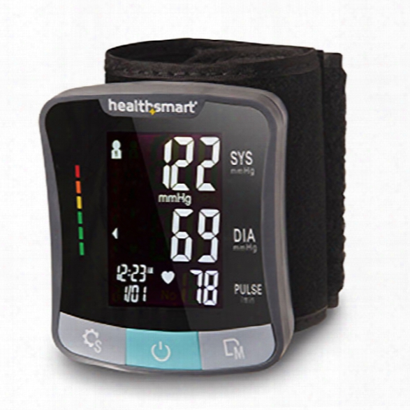 Mabis Healthsmart Premium Series Universal Wrist Digital Blood Pressure Monitor - Camouflage - Unisex - Included