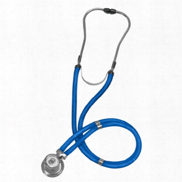 Mabis Legacy Sprague Rappaport Type Stethoscope, Royal Blue - Black - Unisex - Included