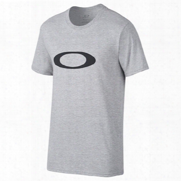 Oakl Ey One Icon Tee, Heather Grey, Large - Gray - Male - Included