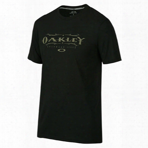 Oakley Wild West Si Tee, Jet Black, Medium - Black - Male - Included