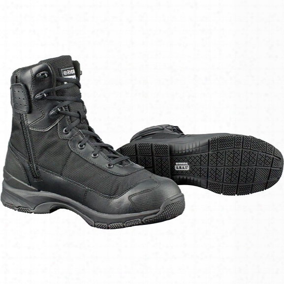 Original S.w.a.t. Hawk 9" Side-zip Boot, Black, 10.5 Medium - Black - Male - Included