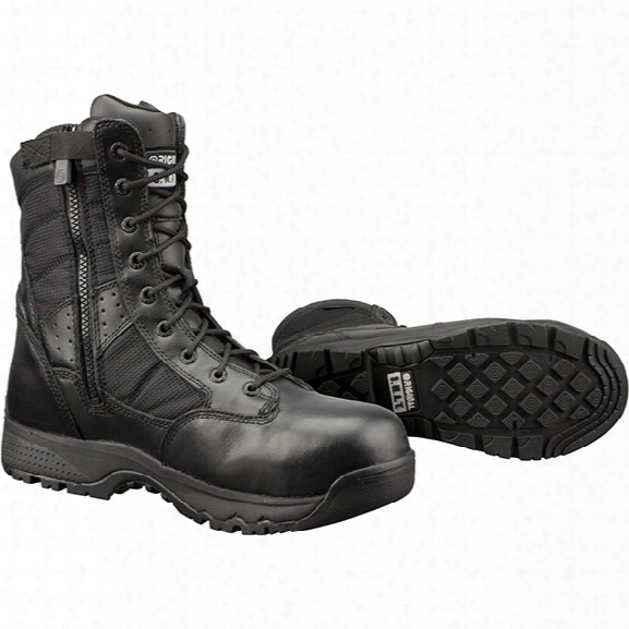 Original S.w.a.t. Metro 9" Safety Boot, Sidezip Waterproof, Black, 10.5m - Black - Male - In Cluded