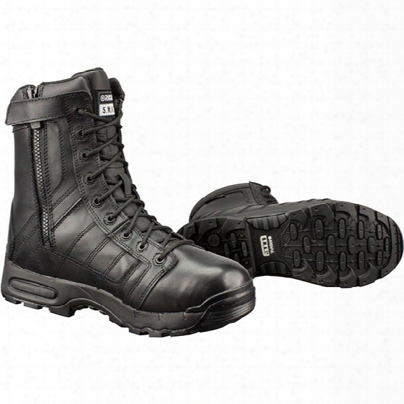 Original S.w.a.t. Metro Air 9" Boot, Sidezip, Black, 10.5m - Metallic - Male - Included