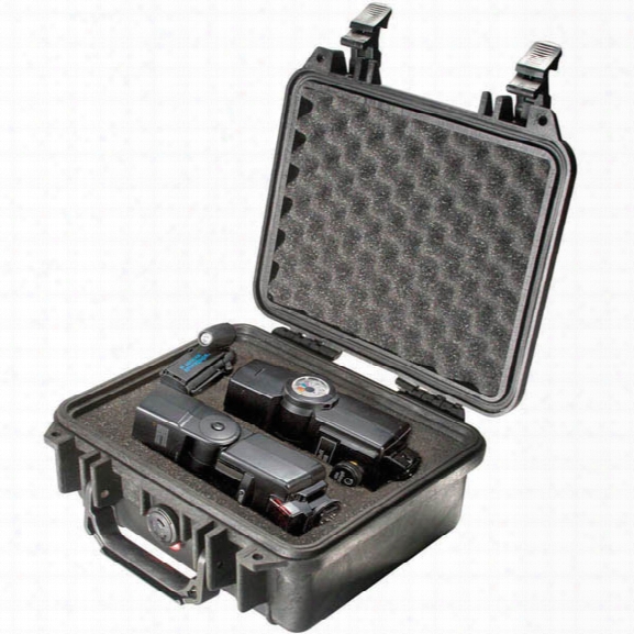 Pelican #1200 Case, Black - Black - Male - Included