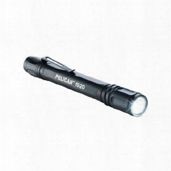 Pelican Ultra Compact Led Flashlight, 1920, 2-aaa, Black - White - Male - Included