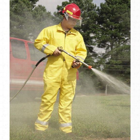 Pgi Chief's Pride Tecasafe Plus Wildfire Coverall, Yellow, Small Regular - Yellow - Unisex - Included