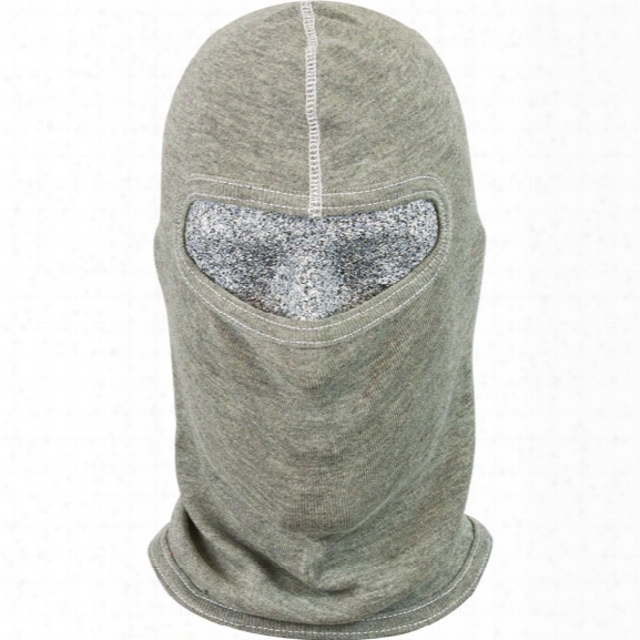 Pgi Cobra S.w.a.t. Tactical Fire Hood, Single Ply, Small Face Opening, Para-tek Fr Tri-blend, Heather Gray - Gray - Male - Included