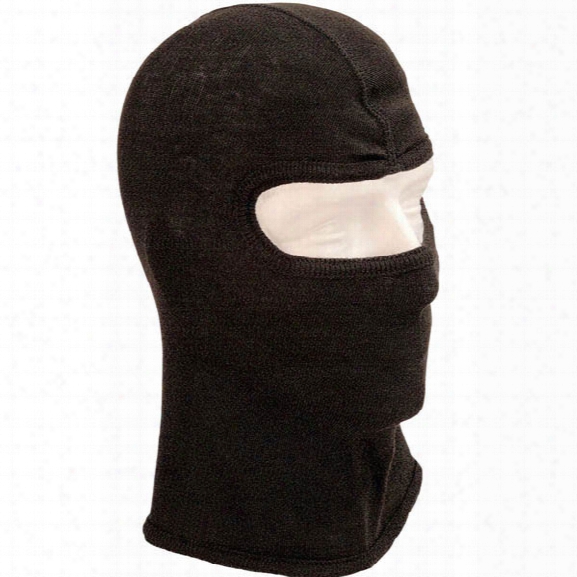 Pgi Cobra S.w.a.t. Tactical Fire Hood, Single Ply, Small Face Opening, Carbon Shield, Black - Carbon - Male - Included