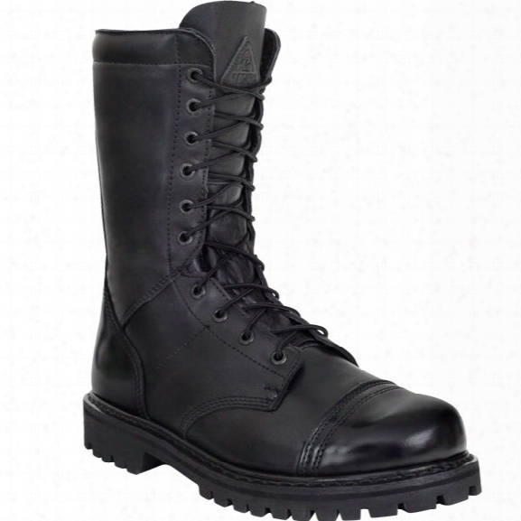 Rocky 10" Zipper Jump Boot, Men's, Black, 10.5, Medium - Metallic - Male - Included