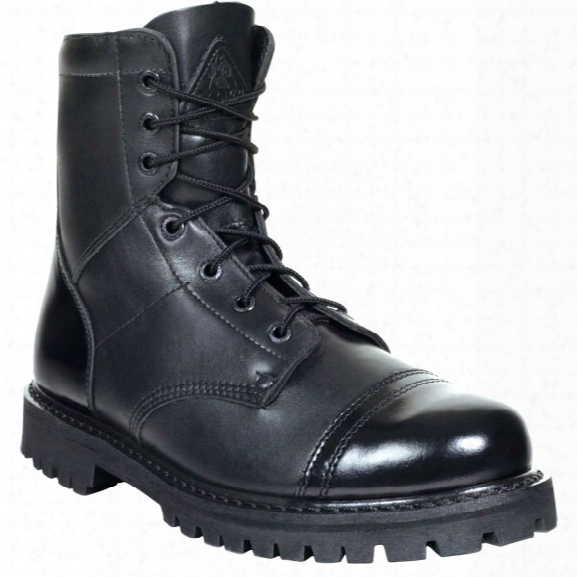 Rocky 7" Zipper Jump Boot, Black, Men, 10.5, Middle - Black - Male - Included