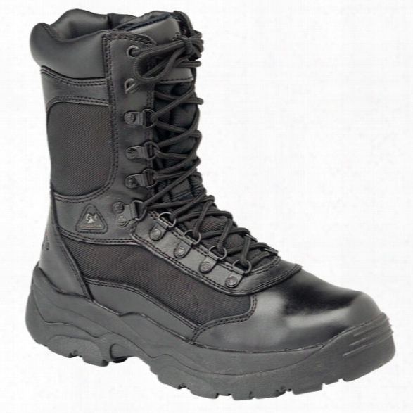 Rocky 8" Fort Hood Boots, Men's, Black, 10.5, Medium - Black - Male - Included