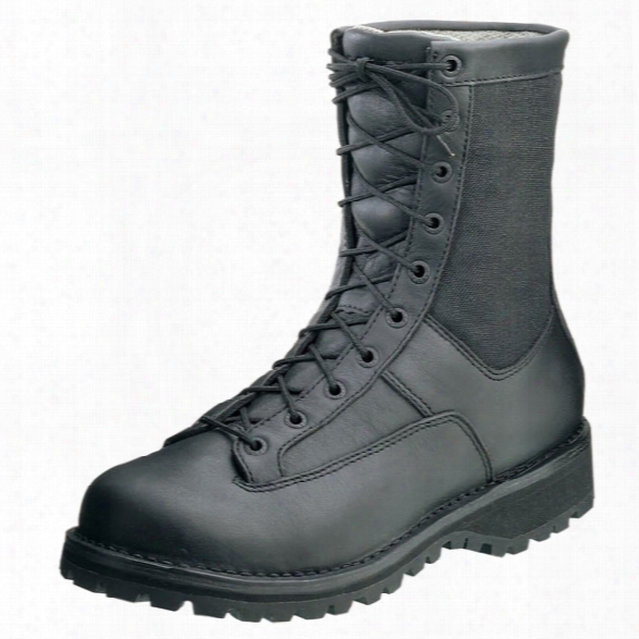 Rocky 8" Portland Boots, Men's, Black, 10.5, Medium - Black - Male - Included