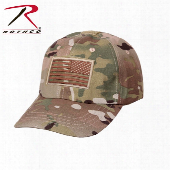 Rothco Tactical Operator Cap, Multicam, - Camouflage - Male - Included