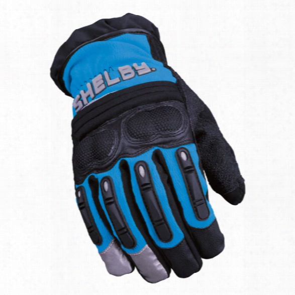 Shelby Glove Xtrication Gloves W/ Protective Barrier, Black/blue, 2x - Black - Male - Included