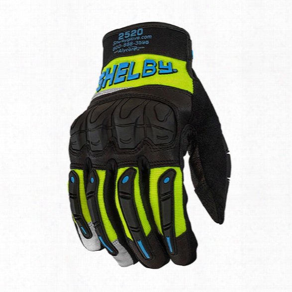 Shelby Glove Xtrication Rescue Glove, Chartreuse, 2x-large - Unisex - Included