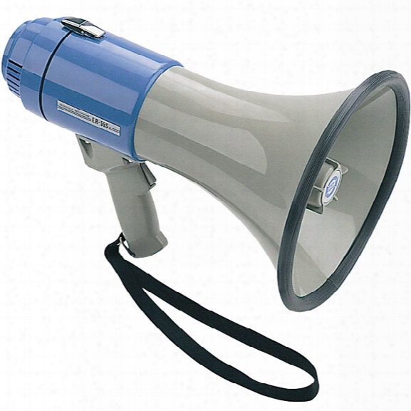 Sho-me Megaphone, W/ Built-in Siren - Clear - Unisex - Included