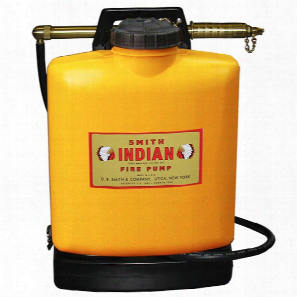 Smith Indian Fire Pump, 5 Gallon Fer500 Poly Tank W/ Smith Indian Pump - Brass - Unisex - Included