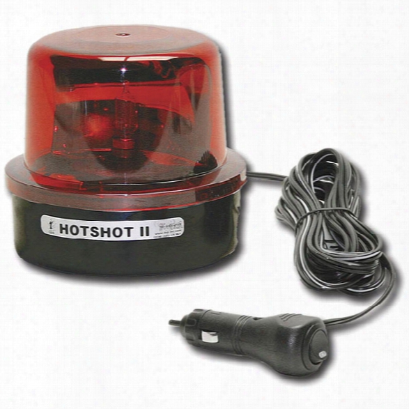 Star Headlight Hot Shot Ii Emergency Dash Light W/ Cigarette Plug Adapter & Magnet Mount, Amber - Red - Male - Included