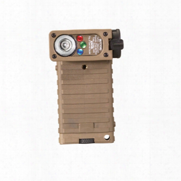 Streamlight Sidewinder&reg; Tactical Hand-held Non-rechargeable Flashlight, Military Model, White/red/blue/ir-iff Leds, Coyote Tan - White - Male - Included