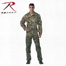 Rothco Flightsuit, Woodland Digital Camo, Large - Camouflage - male - Included