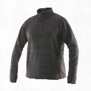 Tru-Spec 24-7 Zip Thru Grid Fleece Pullover, Black, 2X - Black - male - Included