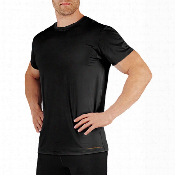 Tommie Copper Men Vitality Cold Copper Crew, Black, Md - Copper - Male - Included