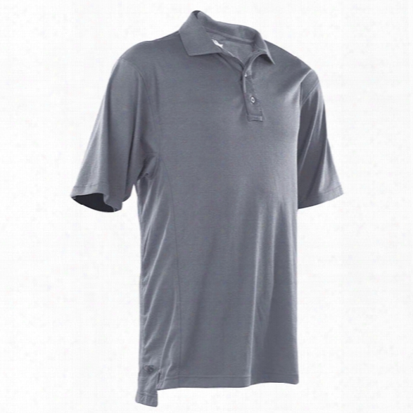 Tru-spec 24-7 Series Drirelease Polo Shirt, Steel Grey, 2x-large - Gray - Male - Included