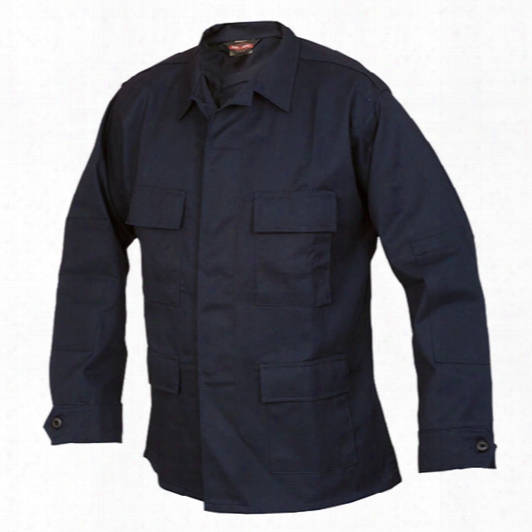 Tru-spec Bdu Coat, Ctn/poly Twill, Navy, 2x Long - Blue - Male - Included