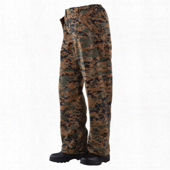 Tru-spec H2o Proof Trouser, Woodland Digital, 2xln - Camouflage - Male - Included