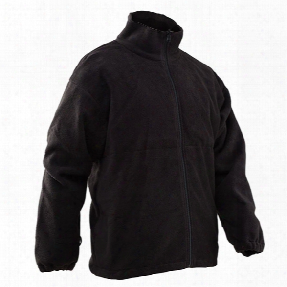 Tru-spec Polar Fleece Jacket, Black, 2xln - Black - Male - Included