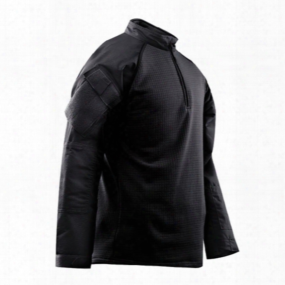 Tru-spec Tru 1/4 Zip Winter Combat Shirt, Black, 2x Regular - Black - Male - Included