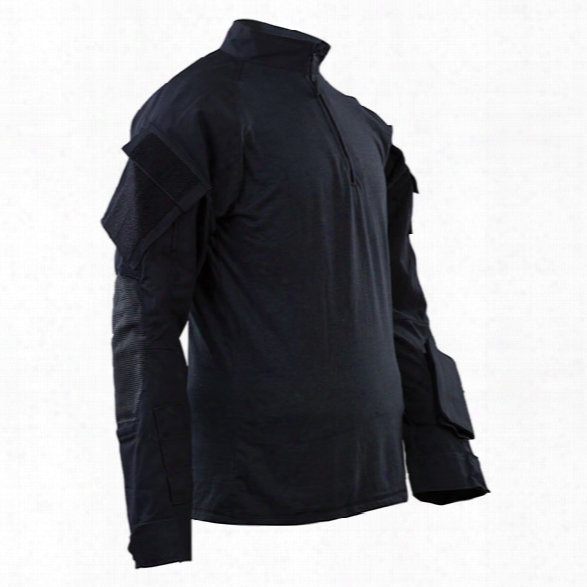 Tru-spec Tru Xtreme Combat Shirt, Black, 2x-large Regular - Black - Male - Included