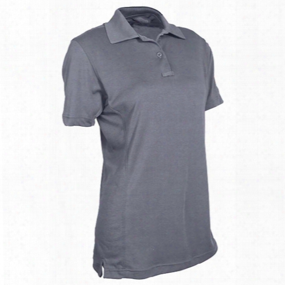 Tru-spec Womens 24-7 Series Drirelease Polo Shir T, Steel Grey, 2x-large - Gray - Female - Included