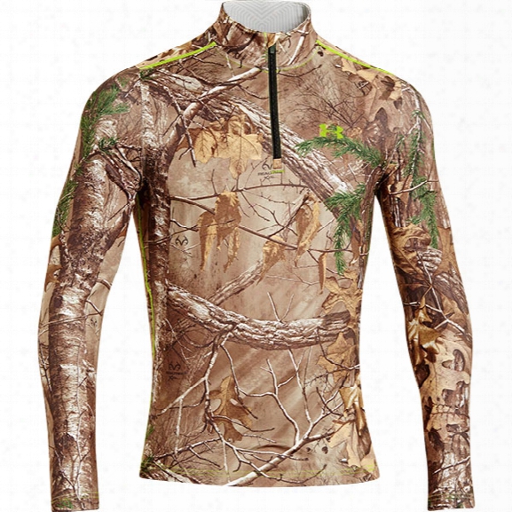 Under Armour Cgi Sc Evo 1/4 Zip, Realtree Ap-xtra/velocity, Small - Camouflage - Male - Excluded