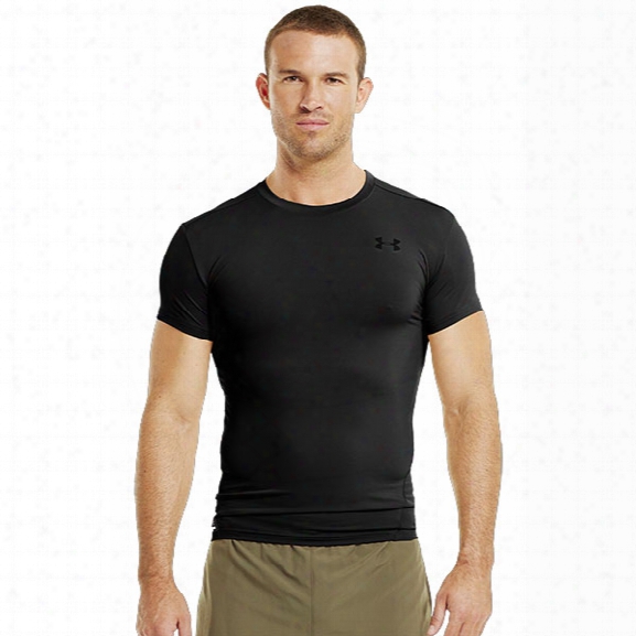 Under Armour Heatgear, Ss Compression Shirt, Black, 2xl - Black - Male - Excluded