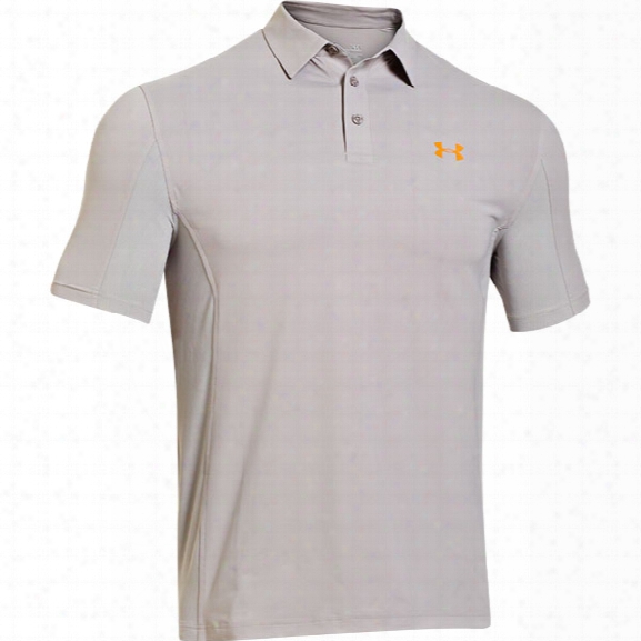 Under Armour Iso Chill Polo, Boulder/mandarin, Medium - Boulder - Male - Excluded