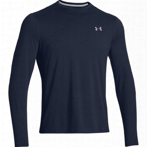 Under Armour Ls Tech Tee 2.0, Cadet/aluminum, 2x-large - Silver - Male - Excluded