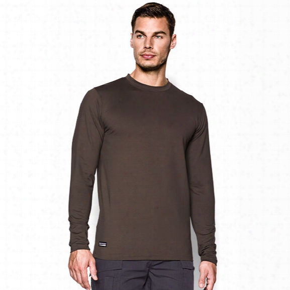 Under Armour Tac Coldgear Ls Crew, Timber, X-large - Brown - Male - Excluded