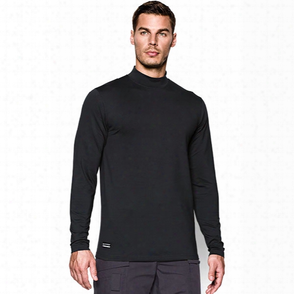 Under Armour Tactical Coldgear Mock, Black, Lg - Black - Male - Excluded