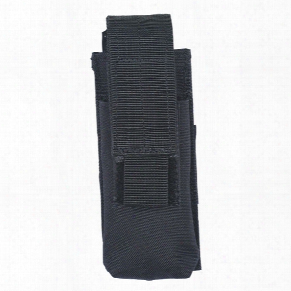 Voodoo Tactical Single Mag Pouch, Black - Black - Unisex - Included