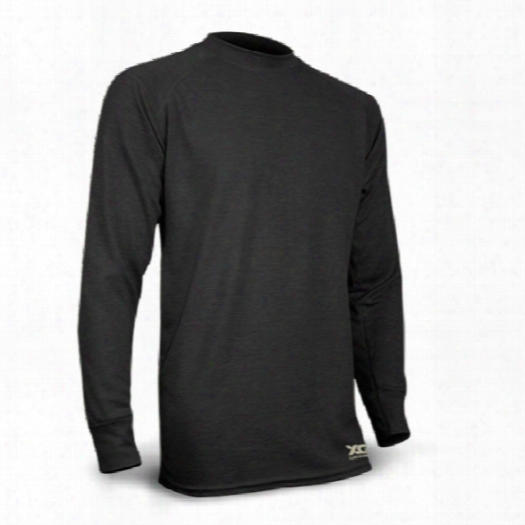 Xgo  Phase 2 Fr Relaxed Ls Crew, Black, 2x-large - Black - Male - Included