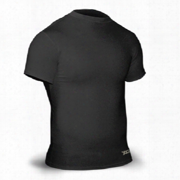 Xgo Power Skins Comp Ression Ss Crew, Black, Medium - Black - Male - Included