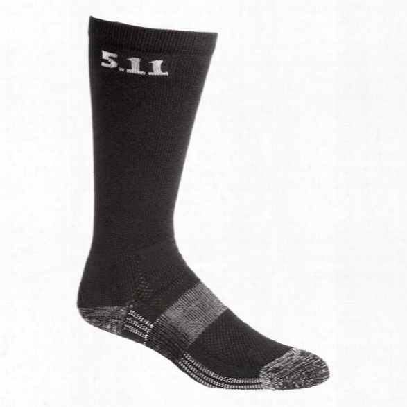 5.11 Tactical 9" Summer Sock, Black, Os - Black - Male - Excluded