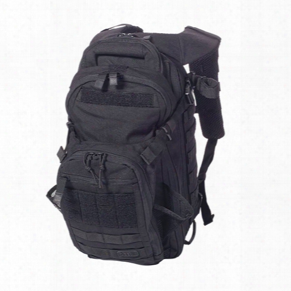 5.11 Tactical All Hazards Nitro Backpack, Black - Orange - Male - Excluded