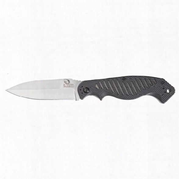 5.11 Tactical Cs3 Dagger Liner Lock Knife, Black - Black - Unisex - Excluded