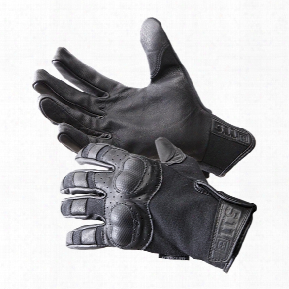 5.11 Tactical Hard Time Gloves, Black, 2xl - Black - Male - Excluded